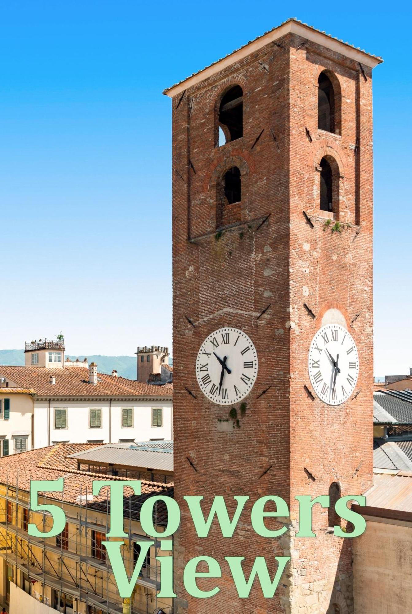 Al Carmine Apartments Towers View With Ac Lucca Exteriér fotografie