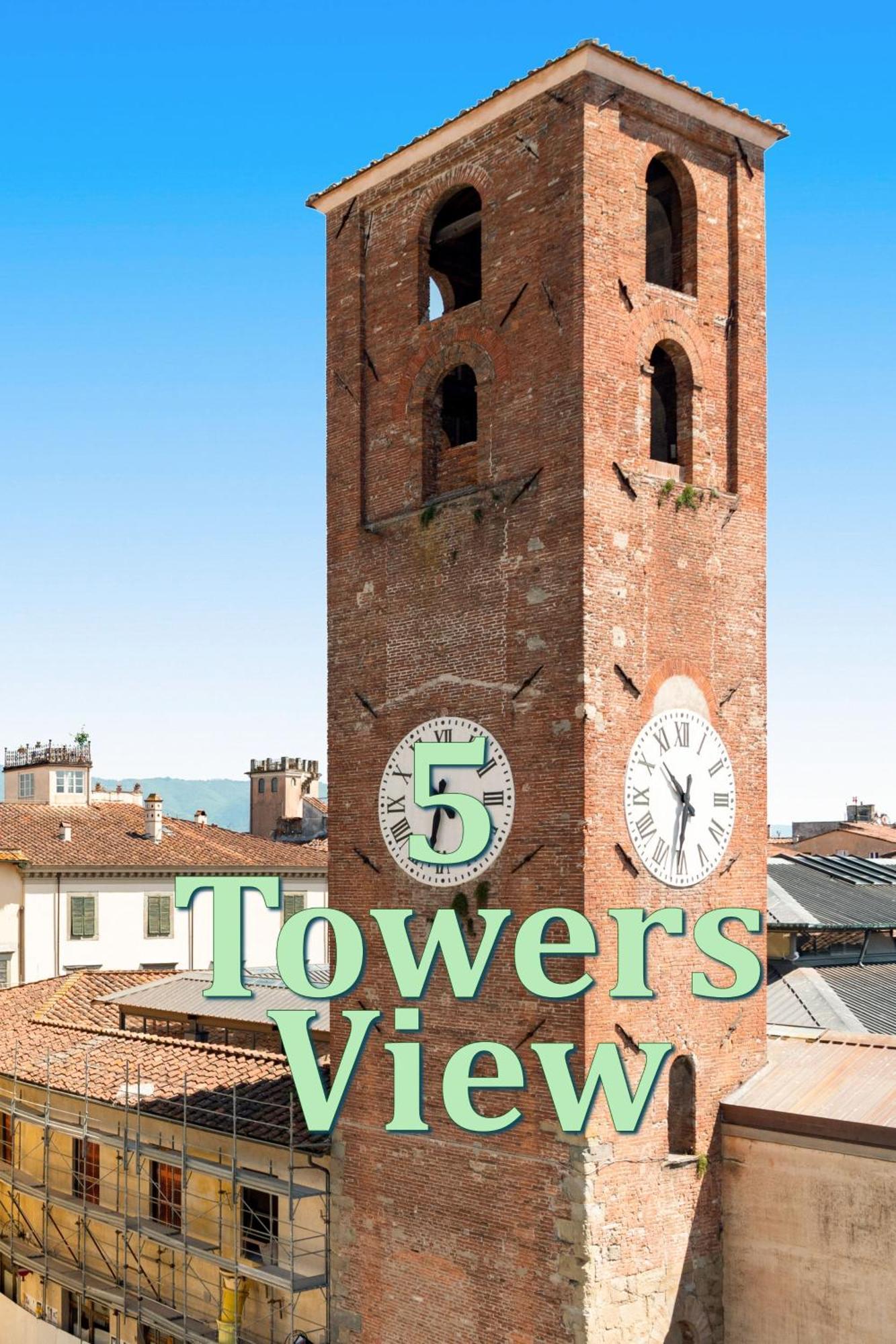 Al Carmine Apartments Towers View With Ac Lucca Exteriér fotografie